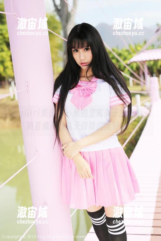 MyGirl美媛馆-糯美子 MyGirl美媛馆 - 私拍里糯美子的长腿,简直像两根从天而降的美好意念