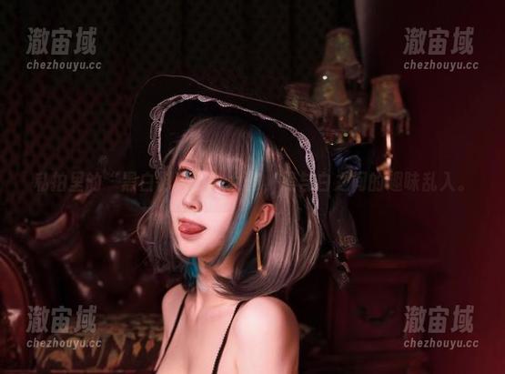 私拍里的“黑白御猫”：女仆，黑与白之间的趣味乱入。